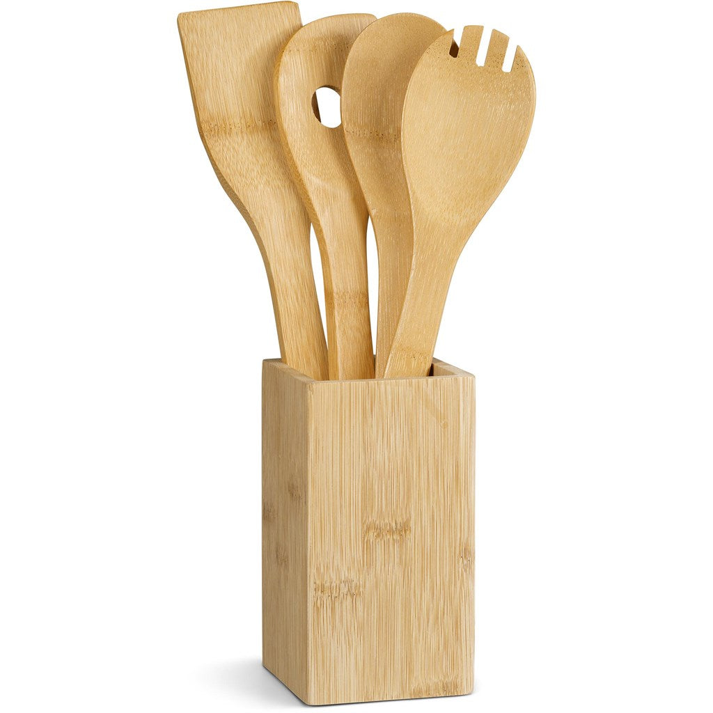 Okiyo Betsubara Bamboo Cooking Utensils Set | Home and Living | Custom branded & personalised corporate gifts | Gift Wrap Shop