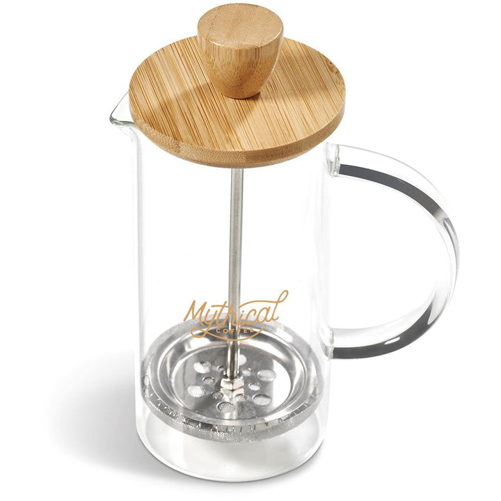 Okiyo Osu Glass & Bamboo Coffee Plunger - 350ml