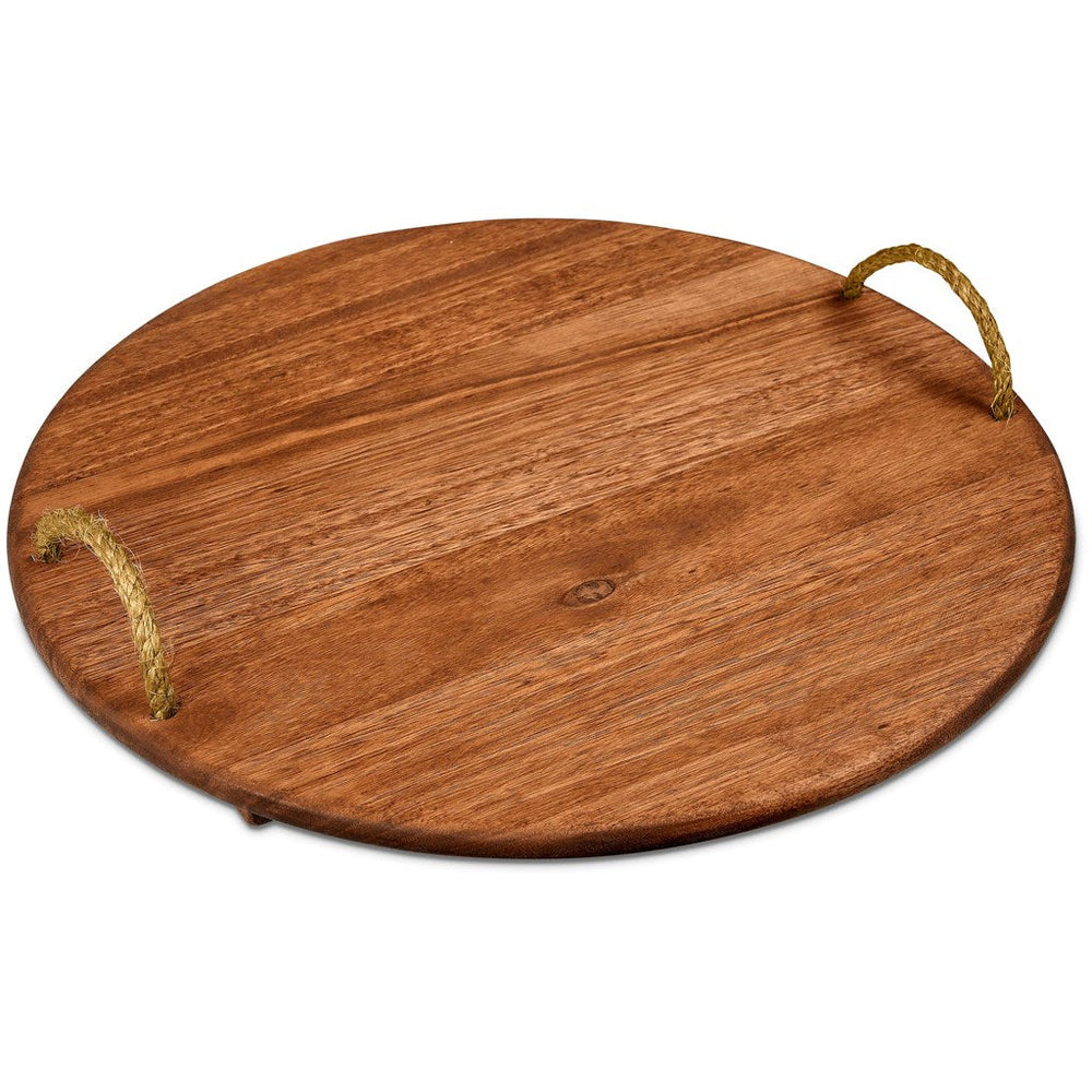 Okiyo Homegrown Large Round Hardwood Food Platter | Home and Living | Custom branded & personalised corporate gifts | Giftwrap Shop