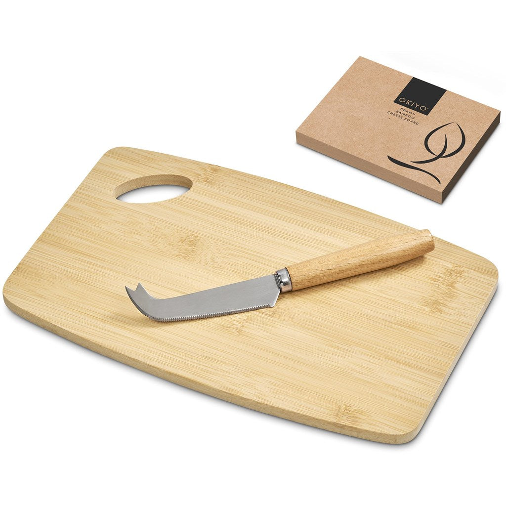 Okiyo Edamu Bamboo Cheese Board Set-Home and Living-Custom-brsndrd Gifts-Giftwrap Shop