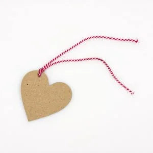 Medium Heart Shape Gift Tags