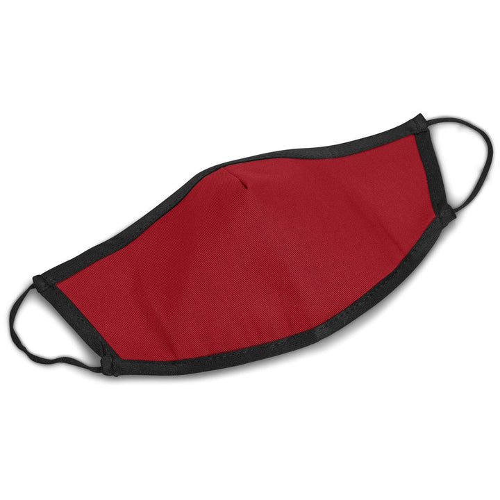 Iona Adults Double-Layer Ear Loop Face Mask - Red