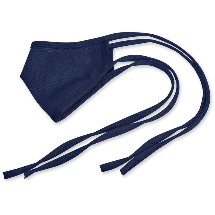 Alto Kids Double Layer Tie-Back Face Mask - Navy