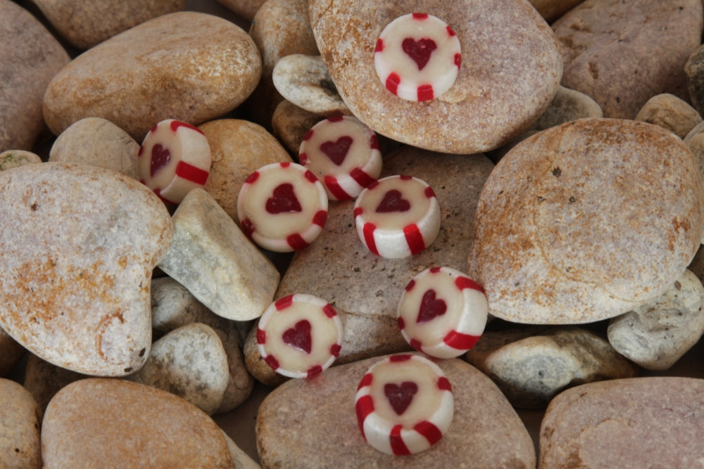 Heart Disc Cut Sweets - Festive Valentine's Treats  