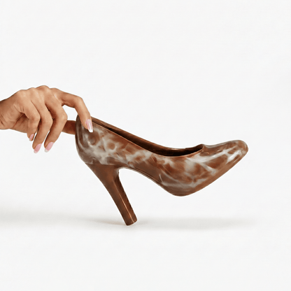 Geldhof Chocolate Stiletto Heel