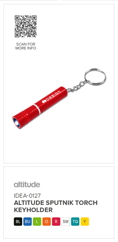 Altitude Sputnik Torch Keyholder | Custom Branded & Personalised Corporate Gifts | Just Brand