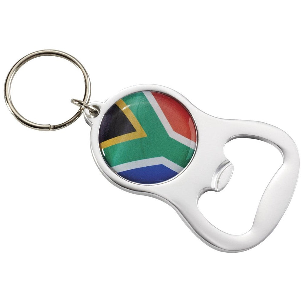 Altitude Chevron Dome Bottle Opener Keyholder | Custom Branded & Personalised Corporate Gifts | Just Brand