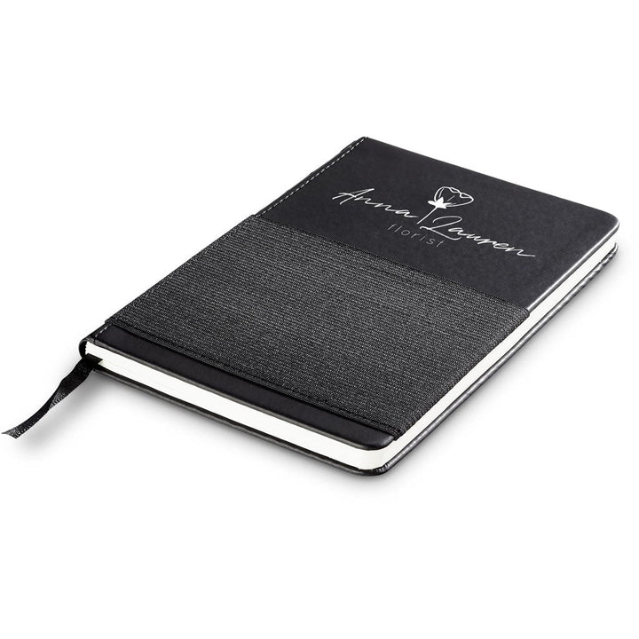 Altitude Flux Midi Hard Cover Notebook - Black