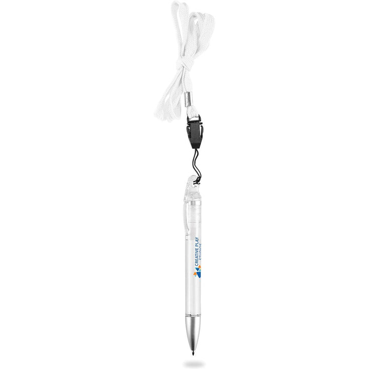 Altitude Nova Neck Ball Pen - Solid White