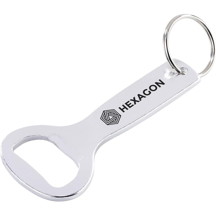 Altitude Boris Bottle Opener Keyholder - Silver | Keyholders | Custom branded & personalised corporate gifts | Gift Wrap Shop