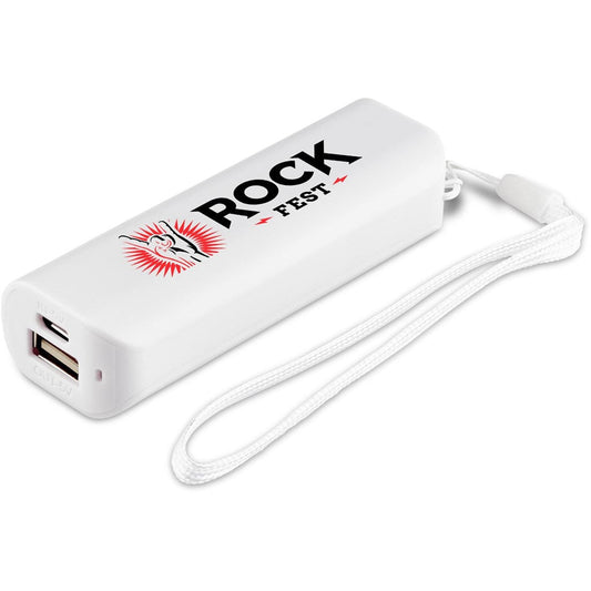 Altitude Juice Power Bank - 2,000mAh - Solid White-Power Banks-custom-branded-Gift Wrap Shop