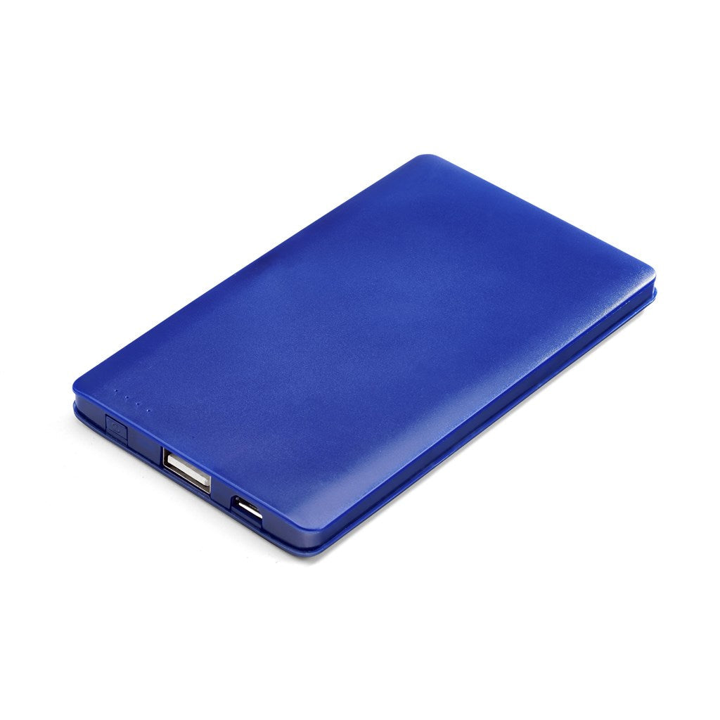 Altitude Maxi Slim Power Bank - 4,000mAh - Blue-Mobile Tech-custom-branded-Gift Wrap Shop