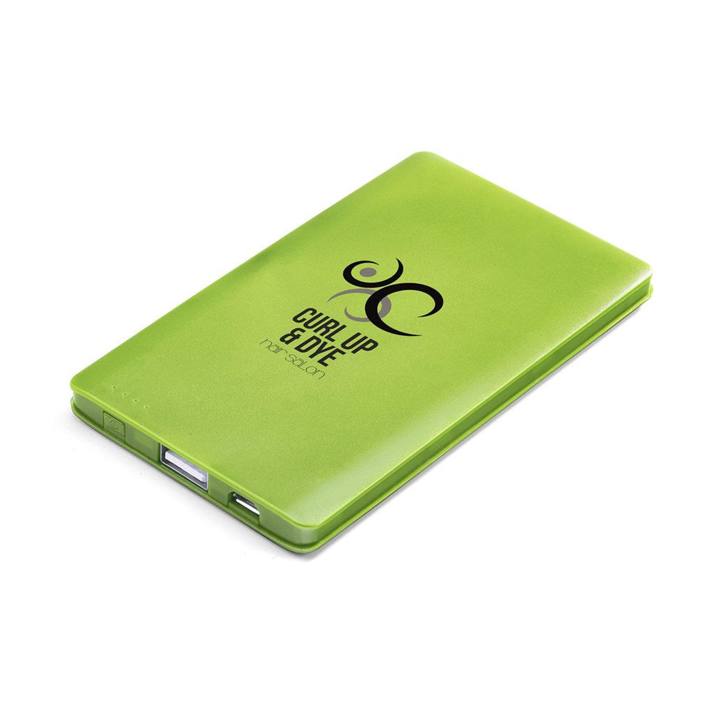 Altitude Maxi Slim Power Bank - 4,000mAh - Lime-Mobile Tech-custom-branded-Gift Wrap Shop