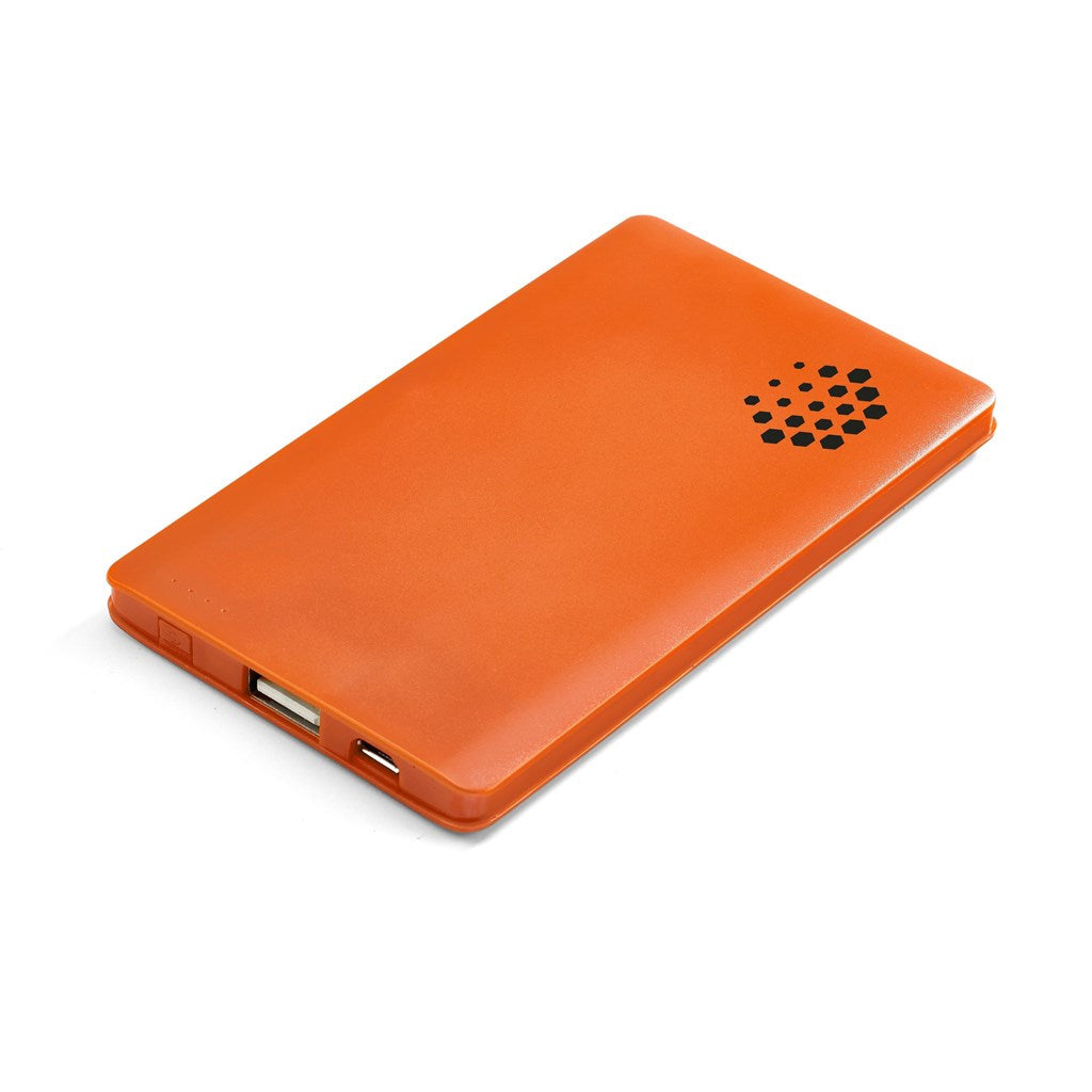 Altitude Maxi Slim Power Bank - 4,000mAh - Orange-Mobile Tech-custom-branded-Gift Wrap Shop