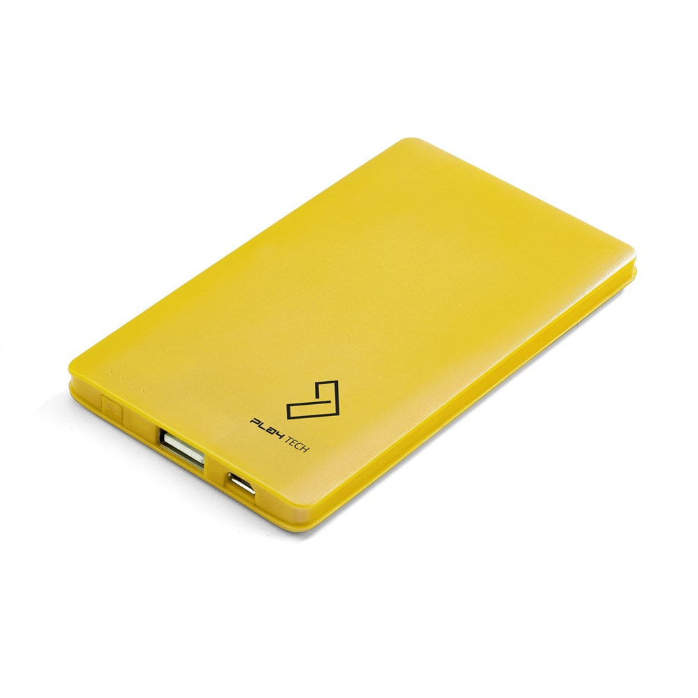 Altitude Maxi Slim Power Bank - 4,000mAh - Yellow-Mobile Tech-custom-branded-Gift Wrap Shop