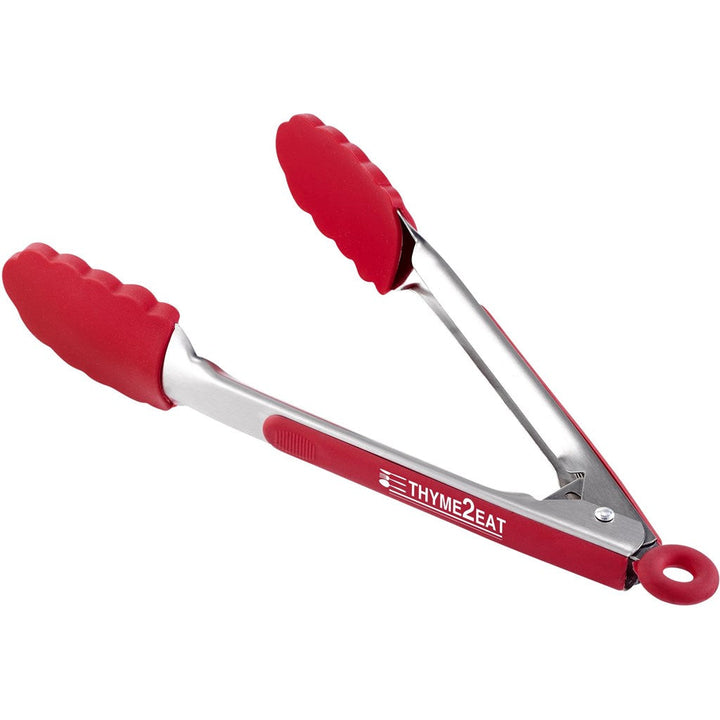 Altitude Crafty Chef Silicone Tongs - Red