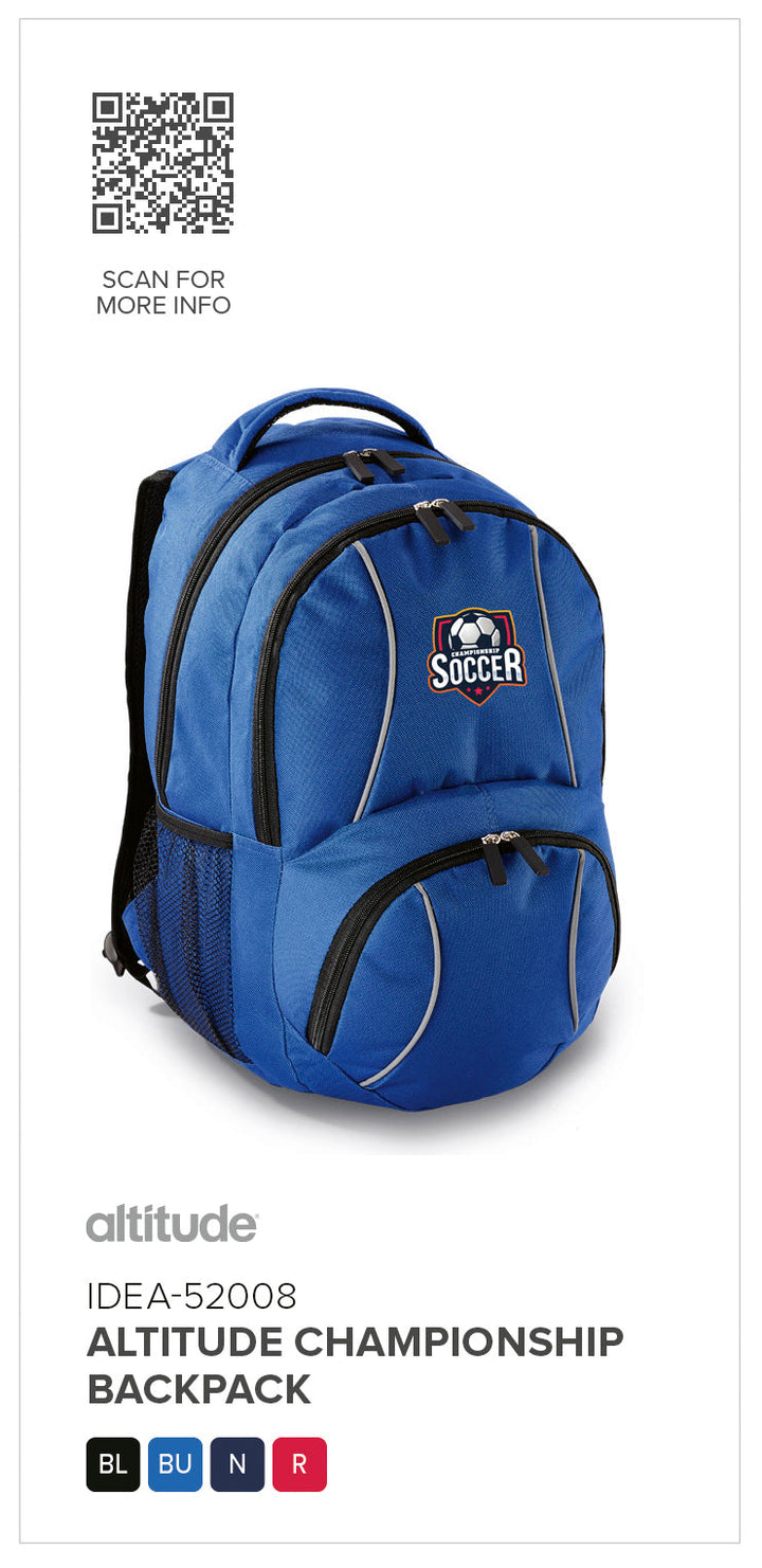 Altitude Championship Backpack-Backpacks-Personalised Backpacks South Africa​-Just Brand