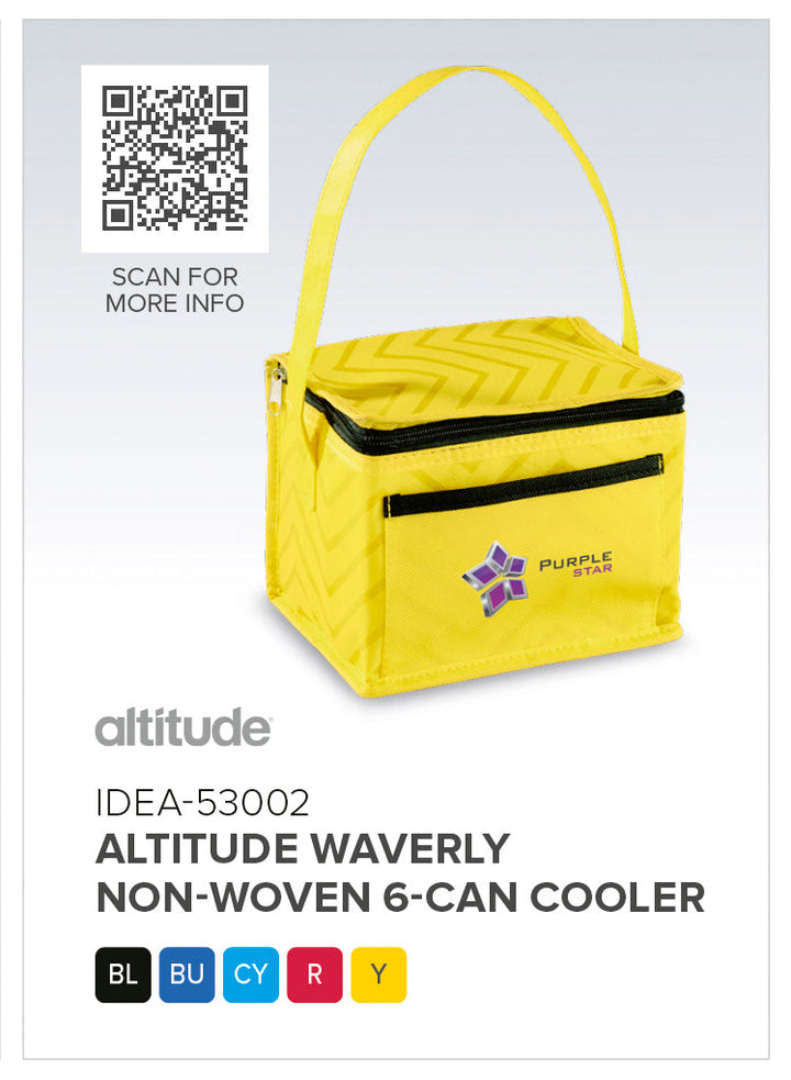 Altitude Waverly Non-Woven 6-Can Cooler