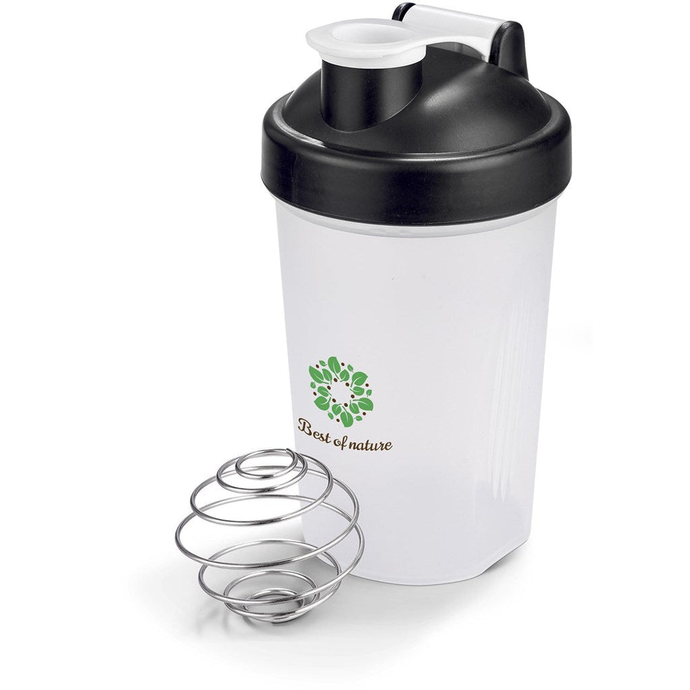 Altitude Shake & Burn Plastic Protein Shaker - 400ml | Plastic Drinkware | Custom Branded & personalised promotional products | Giftwrap Shop