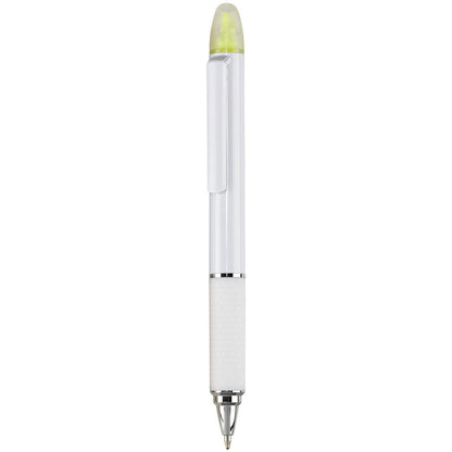 Altitude Topaz Highlighter Ball Pen - Solid White