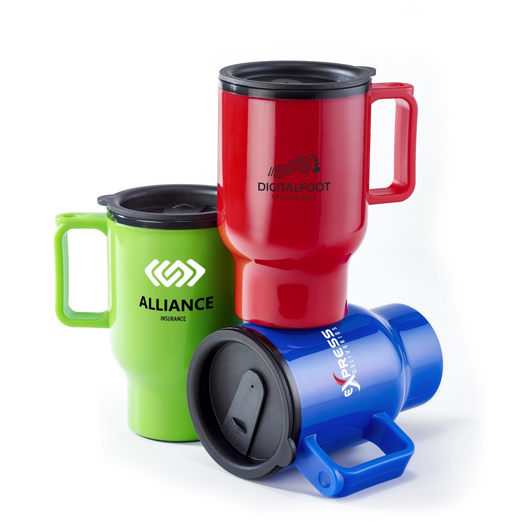 Altitude Whimsy Plastic Double-Wall Mug - 430ml | Plastic Drinkware | Custom Branded & personalised promotional products | Giftwrap Shop