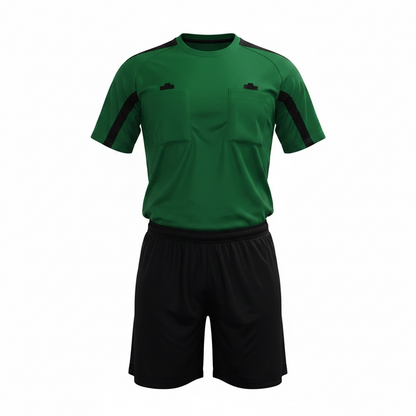 Grip Soccer Referee Kit | Senior | Green / Black