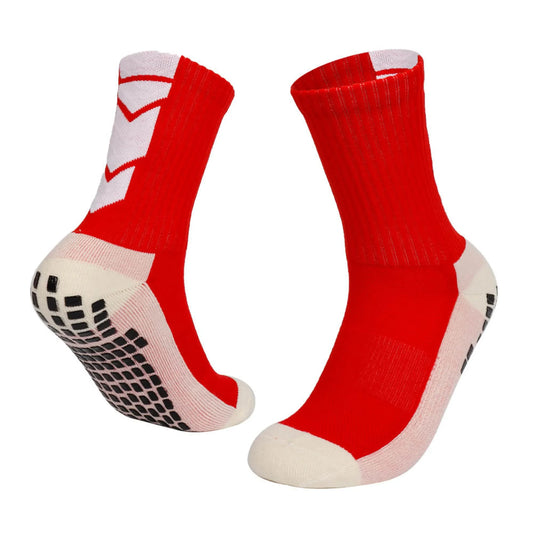 Grip Star Anti Slip Soccer Socks | Multi Color | Red