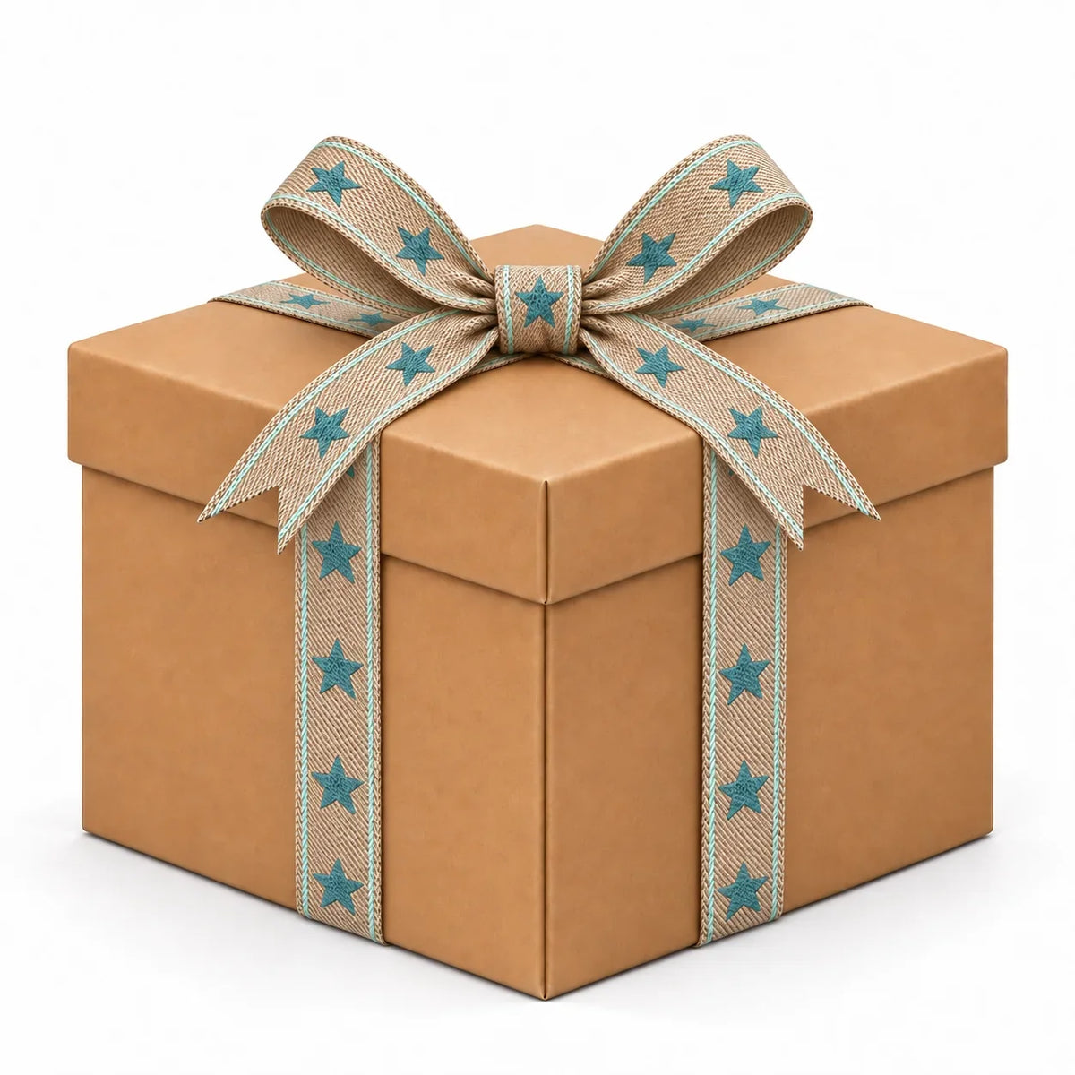Star Jacquard Ribbon Roll Taupe & Cream