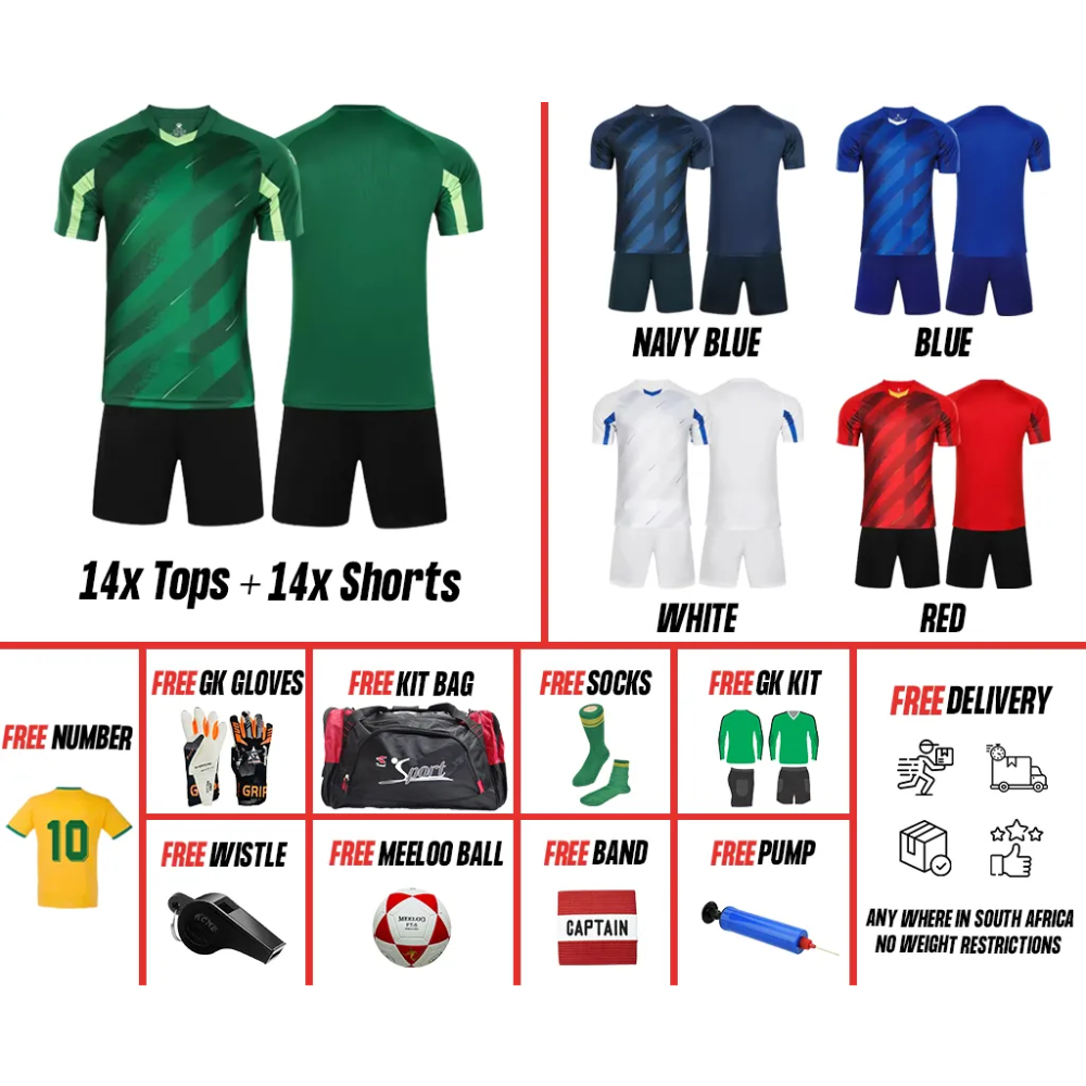 Grip Smart Boy Kids Soccer Kit Premium Combo-Soccer Kit | soccer kits for sale | custom soccer kits south africa​-Just Brand