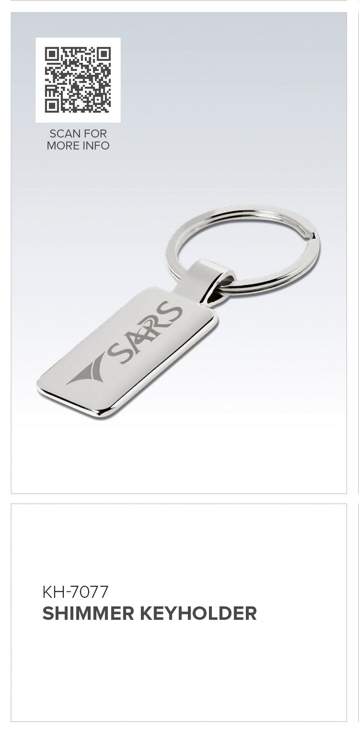 Altitude Shimmer Keyholder | Custom Branded & Personalised Corporate Gifts | Just Brand