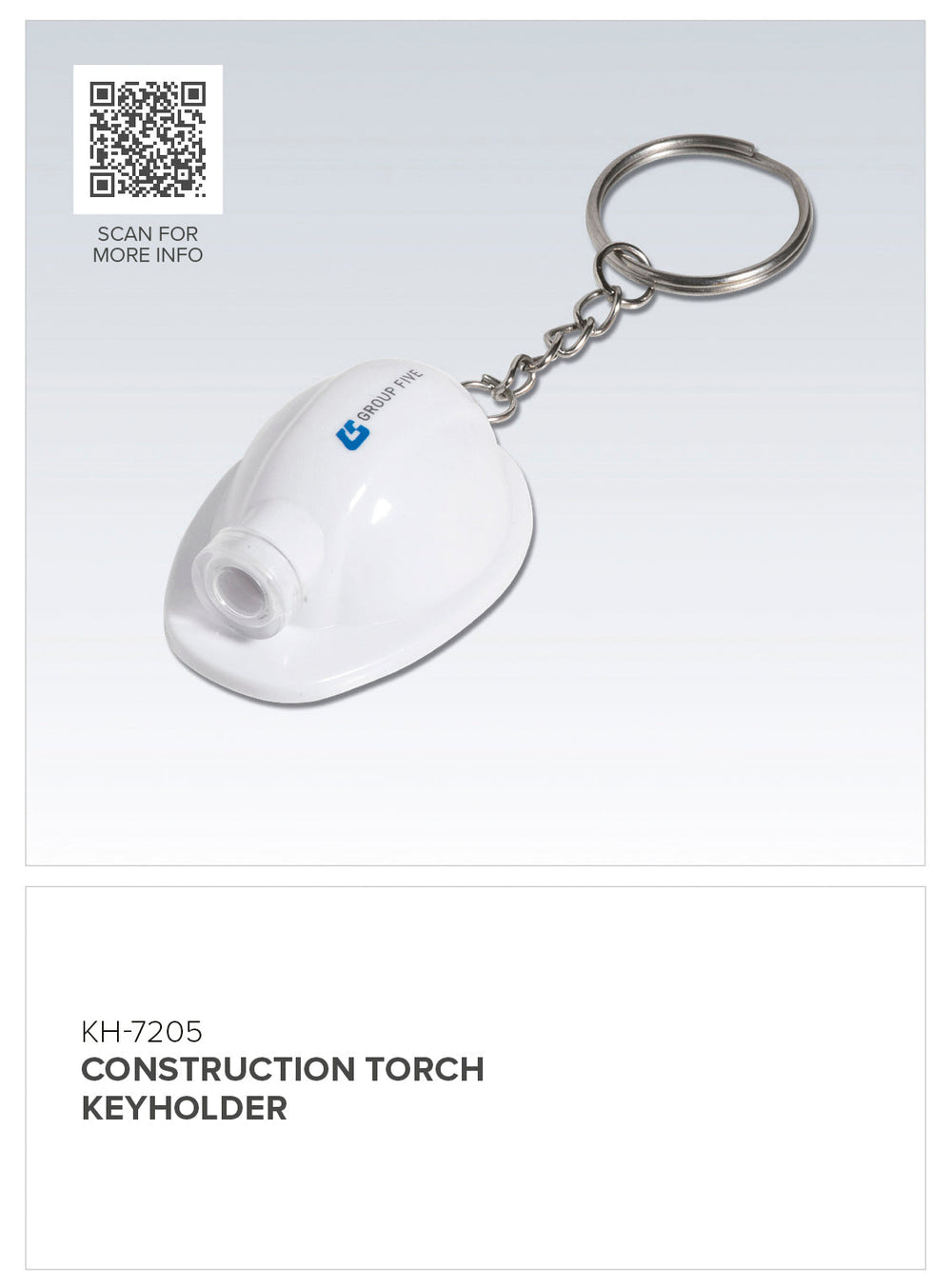 Altitude Construction Torch Keyholder | Torch Keyholders | Custom branded & personalised corporate gifts | Gift Wrap Shop