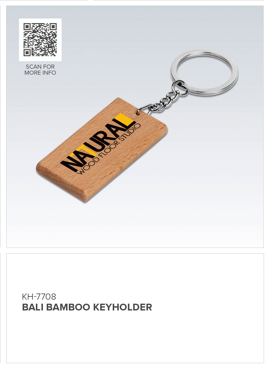 Altitude Bali Bamboo Keyholder | Custom Branded & Personalised Corporate Gifts | Just Brand