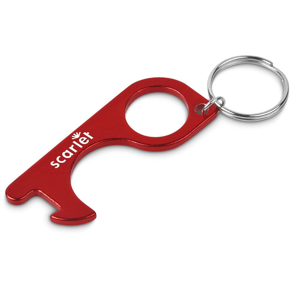 Osler Bottle Opener Keyholder - Red | Keyholders | Custom branded & personalised corporate gifts | Gift Wrap Shop