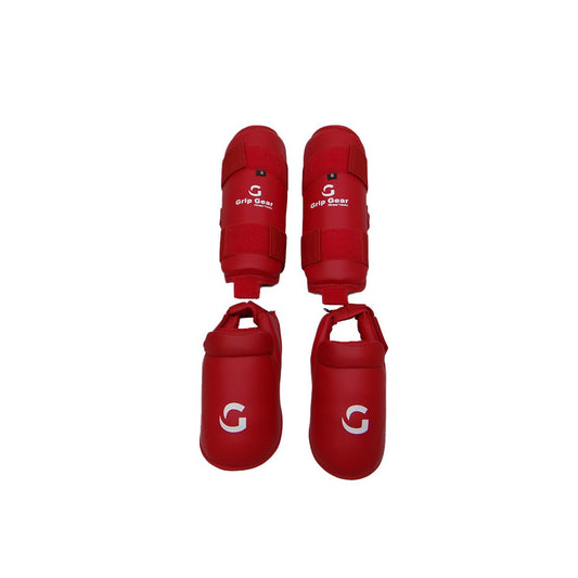 Grip Karate Shin Instep | Red