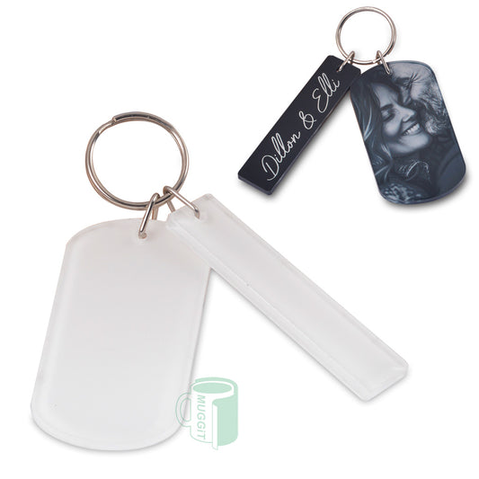 Keyring Sublimer 2T Duo - Pack of 5 - product view 1