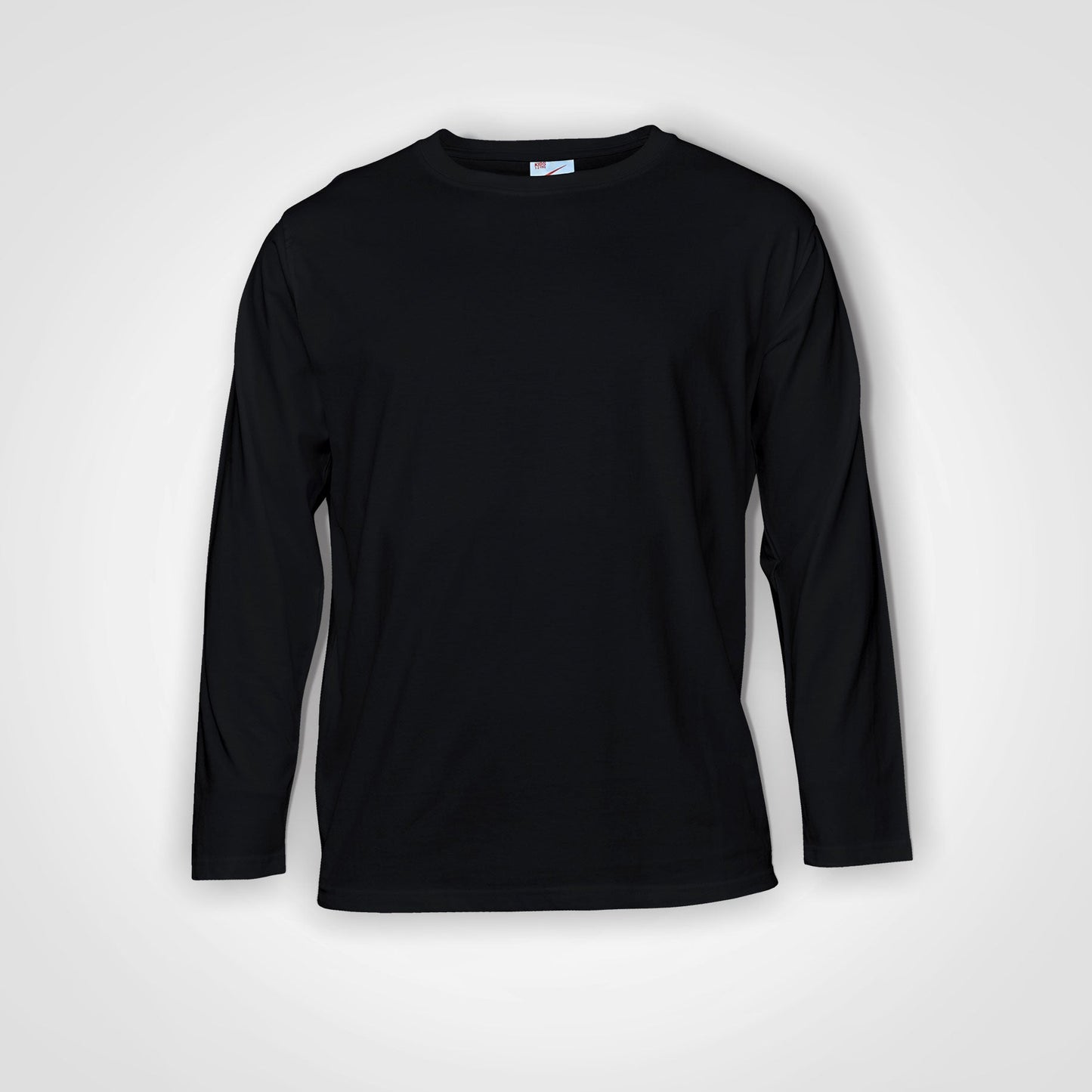Kids-Long-Sleeve-T-Shirt-Black | custom branded kids clothing | just brand