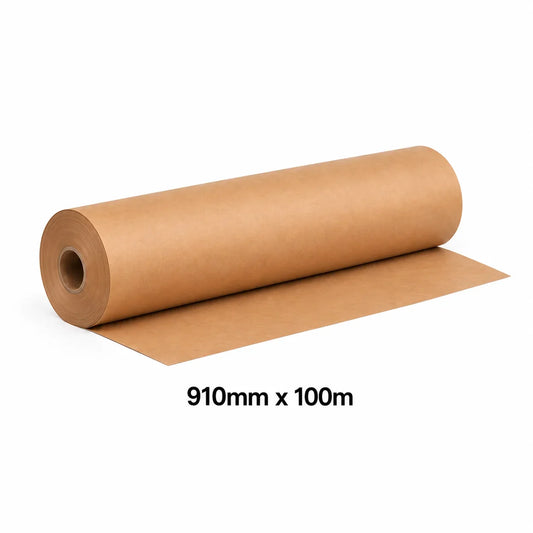 Brown Kraft Counter Roll 910mmx100m