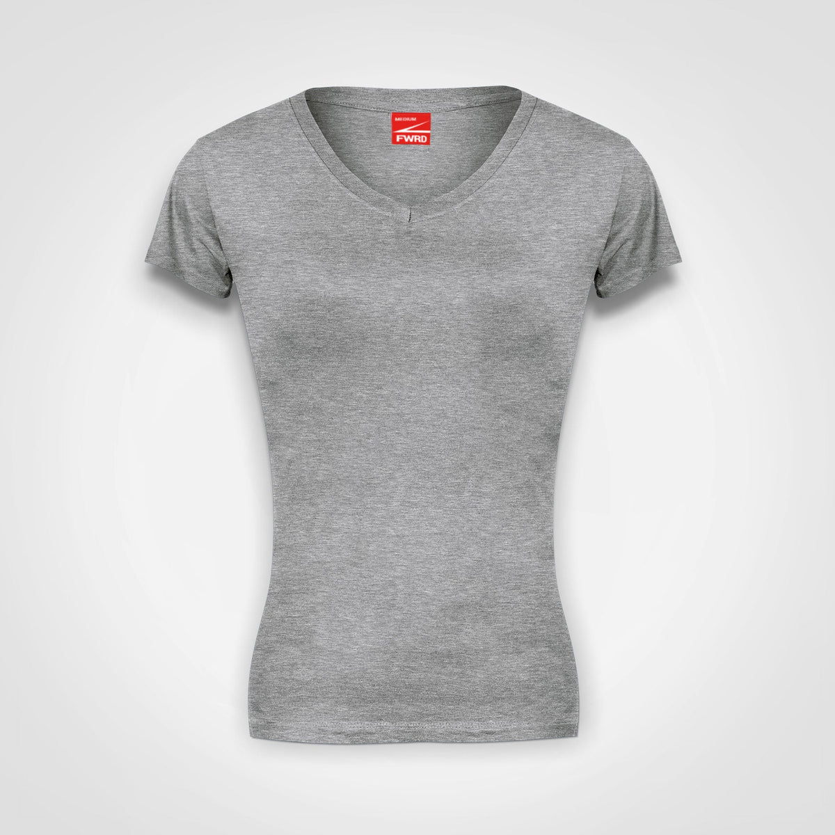 Ladies Fitted V-Neck T-Shirt | Personalised & Custom Branded Corporate Clothing | Just Brand