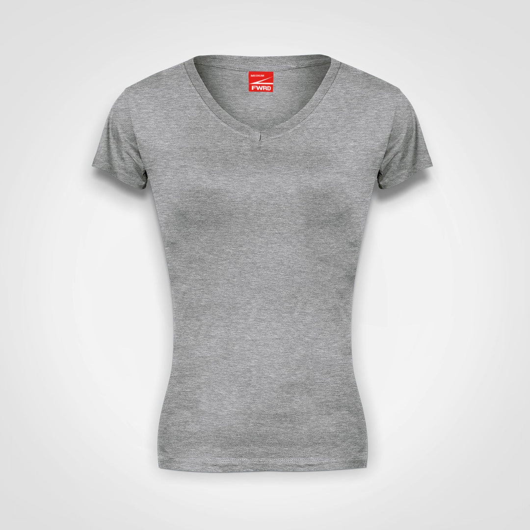 Ladies Fitted V-Neck T-Shirt-Women, Summer Collection, Apparel Collection | Custom-branded & Personalised T-shirts | Giftwrap Shop