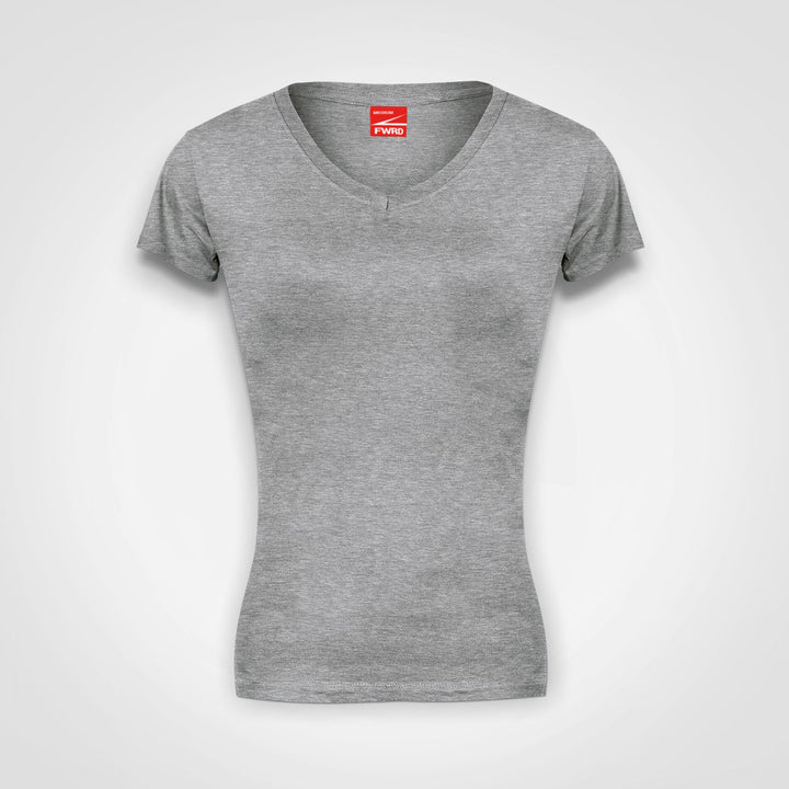 Ladies Fitted V-Neck T-Shirt-Women, Summer Collection, Apparel Collection | Custom-branded & Personalised T-shirts | Giftwrap Shop