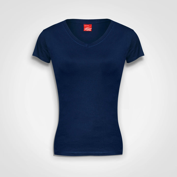 Ladies Fitted V-Neck T-Shirt-Women, Summer Collection, Apparel Collection | Custom-branded & Personalised T-shirts | Giftwrap Shop