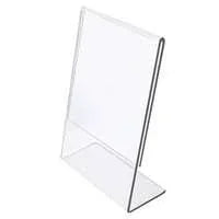 Acrylic L-Shaped Menu Holder A4