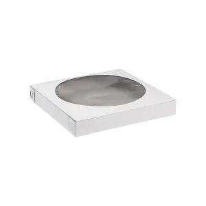 White Medium Window Pizza Box