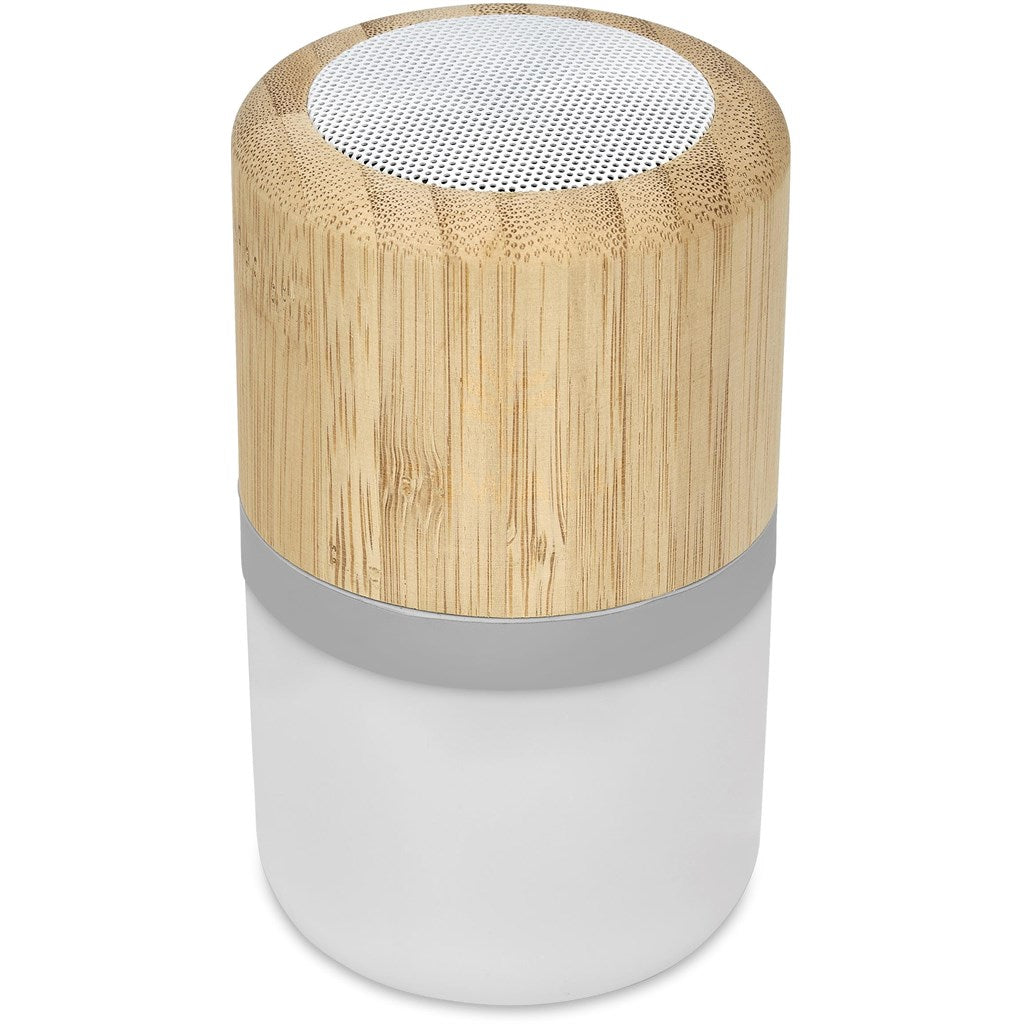 Okiyo Heiwa Bamboo Bluetooth Speaker & Night Light-Speakers-Gift Wrap Shop