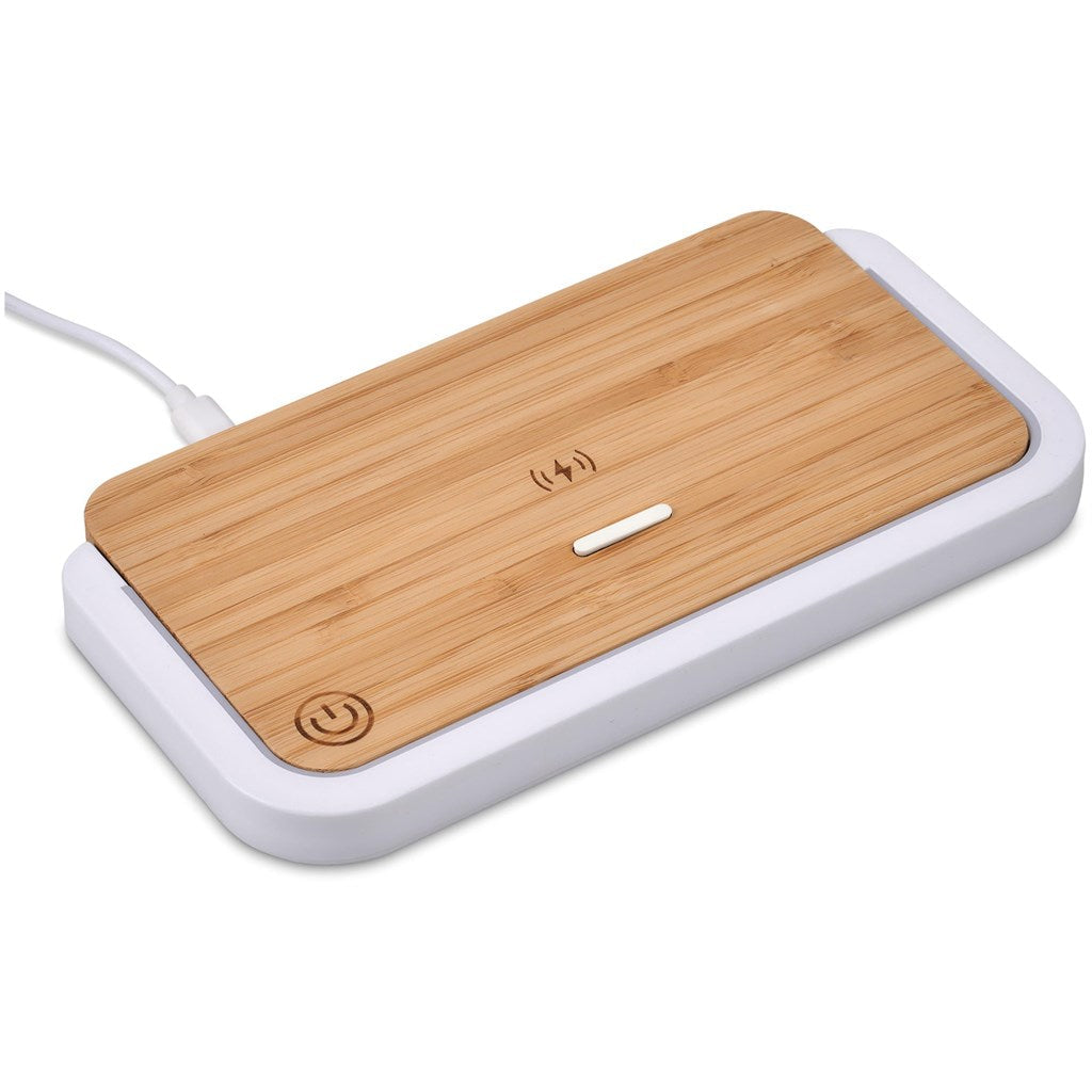 Okiyo Yoru Bamboo Wireless Charger & Night Light