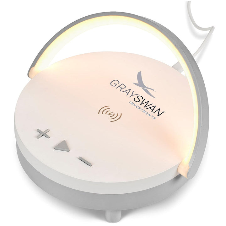 Swiss Cougar Anchorage Bluetooth Speaker, Wireless Charger & Night Light