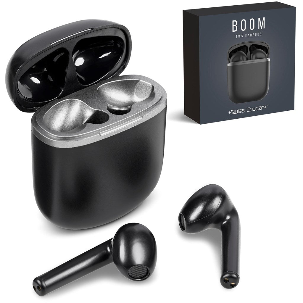 Swiss Cougar Boom TWS Earbuds-Earbuds-Gift Wrap Shop