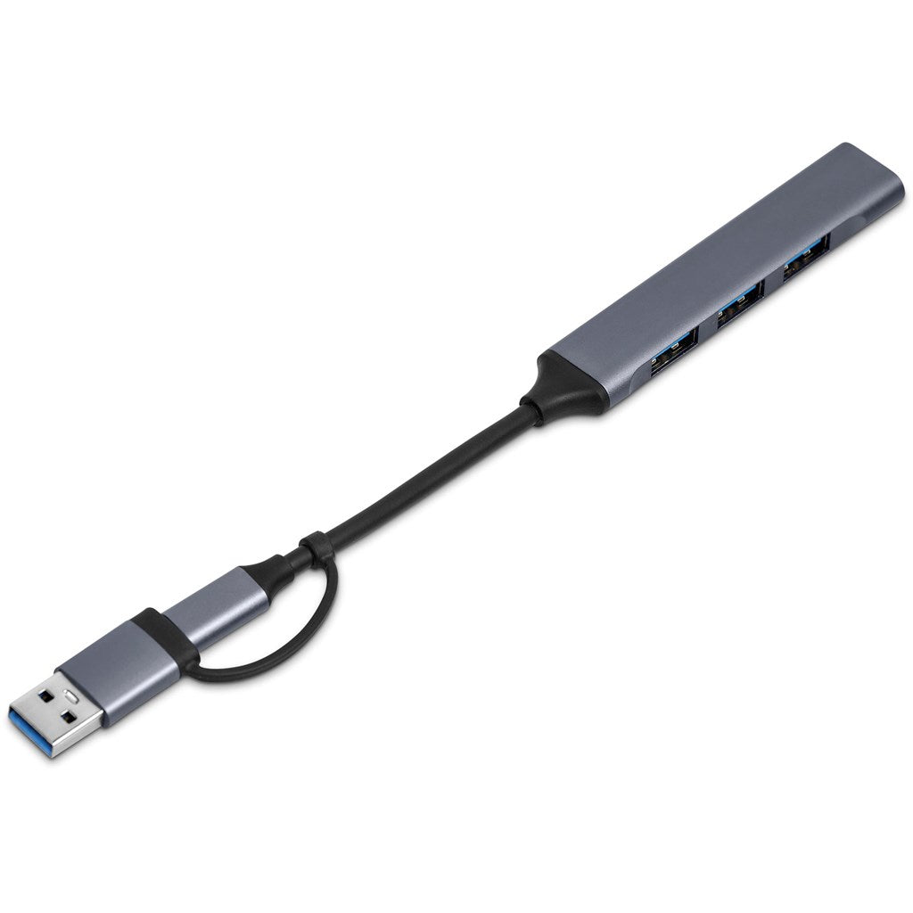Swiss Cougar Vilnius 2-in-1 Connector USB Hub | USB Hubs | Custom-Branded Promotional Gifts | Giftwrap Shop