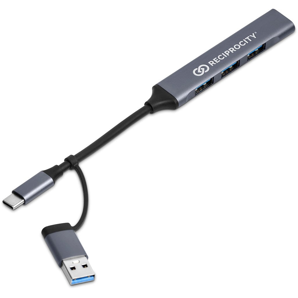 Swiss Cougar Vilnius 2-in-1 Connector USB Hub | USB Hubs | Custom-Branded Promotional Gifts | Giftwrap Shop