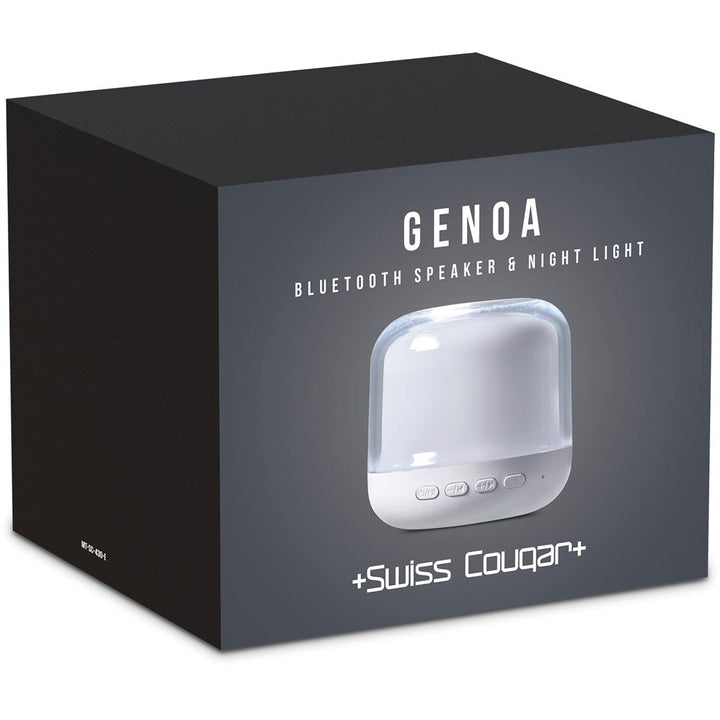 Swiss Cougar Genoa Bluetooth Speaker & Night Light-Speakers-Gift Wrap Shop